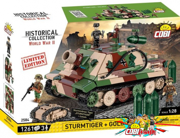 Cobi 2584 Sturmtiger + Goliath Limited Edition